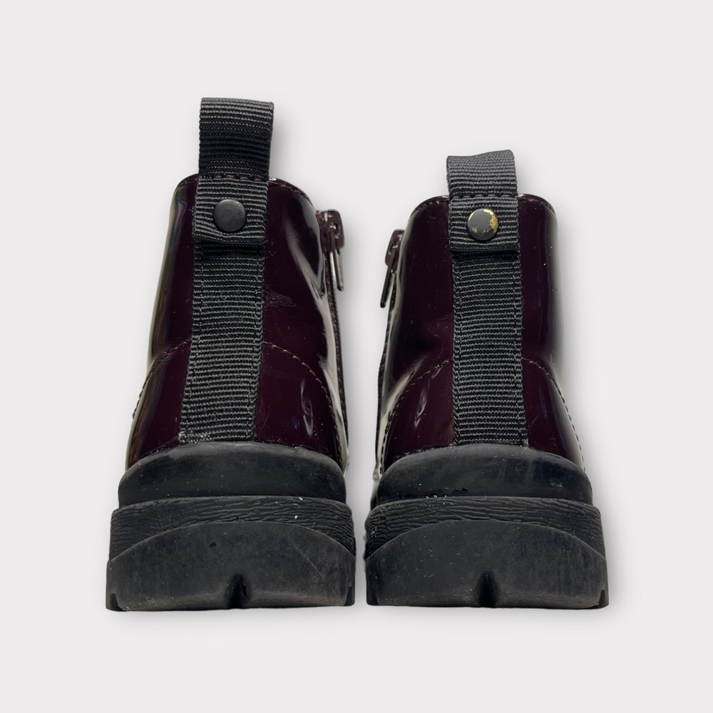 Zara Plum Combat Boots - Picture 6 of 7